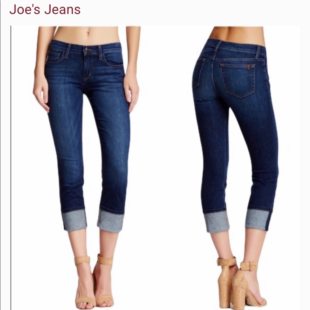Joe’s Jeans Cuffed Crop Jeans